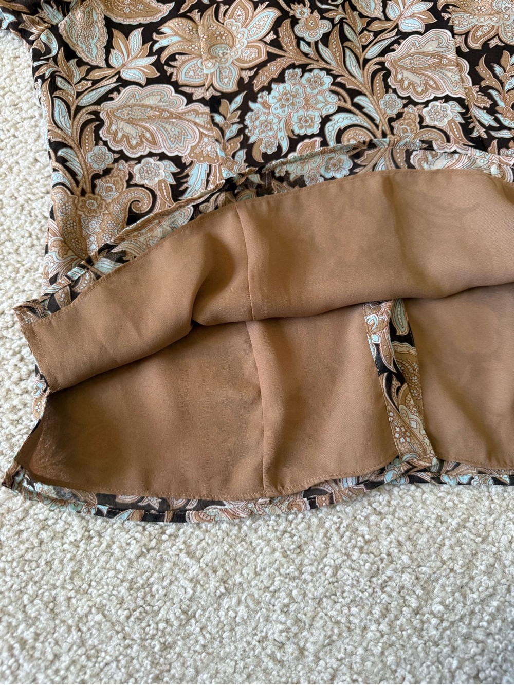 EUC vintage Pendleton silk skirt set - Picture 9 of 16